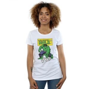 Hulk Womens/Ladies Krunch Cotton T-Shirt / White